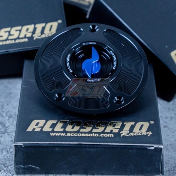 Tutup Tangki Fuel Cap Accossato Kawasaki Z800 ER6N Versys 650 old ZX6R ZX636 13-17 Versys 1000 12-18 Z1000 ZX10R old - Gambar 5