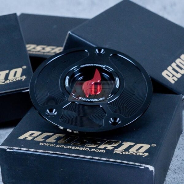 Tutup Tangki Fuel Cap Accossato Kawasaki Z800 ER6N Versys 650 old ZX6R ZX636 13-17 Versys 1000 12-18 Z1000 ZX10R old - Gambar 3
