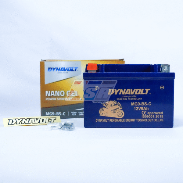 Aki Dynavolt Nano-Gel MG9-BS-C - 9Ah Ninja FI, ZX25R, ER6N, Z800 - Gambar 2