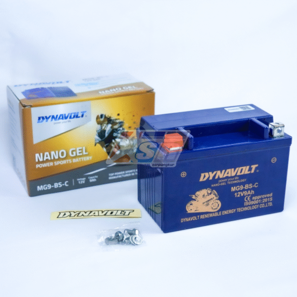 Aki Dynavolt Nano-Gel MG9-BS-C - 9Ah Ninja FI, ZX25R, ER6N, Z800