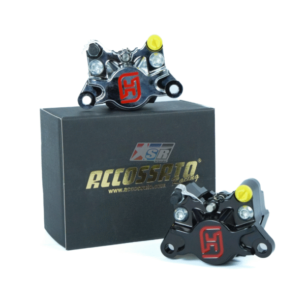 Accossato Kaliper Axial PZ015 84 mm CNC Billet 2p Nickel Plated Original untuk Sepeda Motor CNC Billet Caliper Body 2 Pieces Piston 34mm Alumunium Premium - Gambar 6
