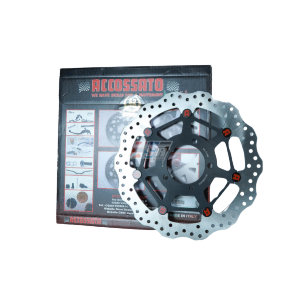 Piringan Cakram Rem Floating Accossato Elite Line Ø298mm Yamaha XMAX / R25 Original