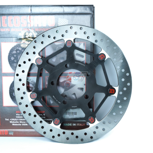 Piringan Cakram Depan Floating Accossato Elite Line Ø310mm Kawasaki Z1000 / Z800 / ZX636 (Sepasang) - Gambar 5