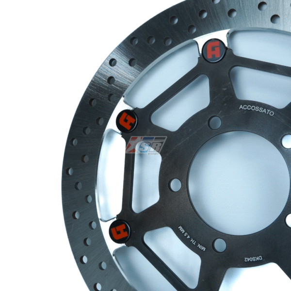 Piringan Cakram Depan Floating Accossato Elite Line Ø310mm Kawasaki Z1000 / Z800 / ZX636 (Sepasang) - Gambar 3
