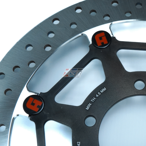 Piringan Cakram Depan Floating Accossato Elite Line Ø310mm Kawasaki Z1000 / Z800 / ZX636 (Sepasang) - Gambar 2