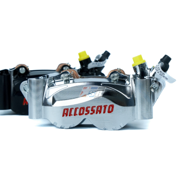 Kaliper Rem Radial Accossato PZ012 Kanan 108mm (Chrome CNC Billet) - Gambar 2