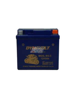 Aki Dynavolt Nano-Gel MG5L-BS-C untuk motor Honda Beat, Vario 125/150, Scoopy, CBR 150R