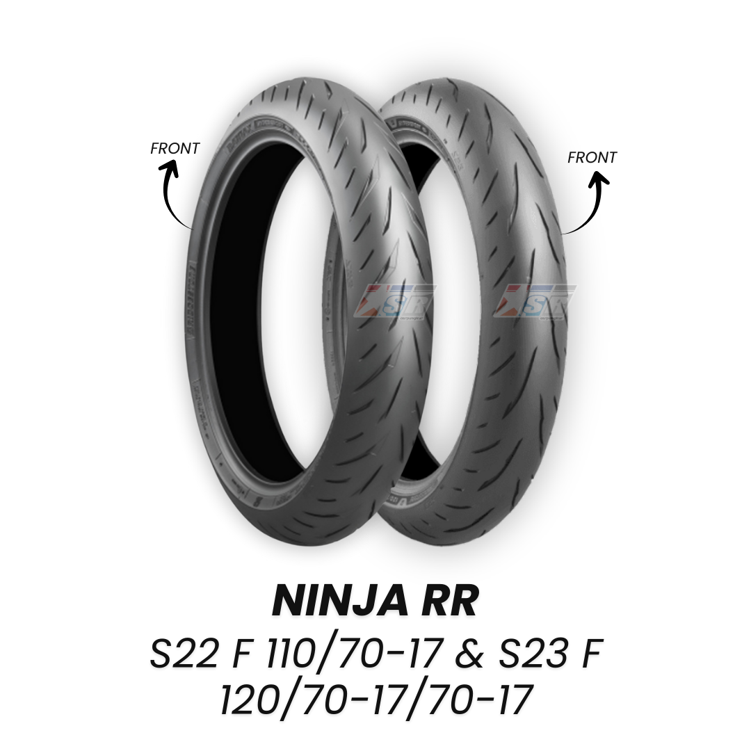 Bridgestone Ban Motor Battlax Sport S22 & S23 Ninja RR Made in Japan Motorcycle