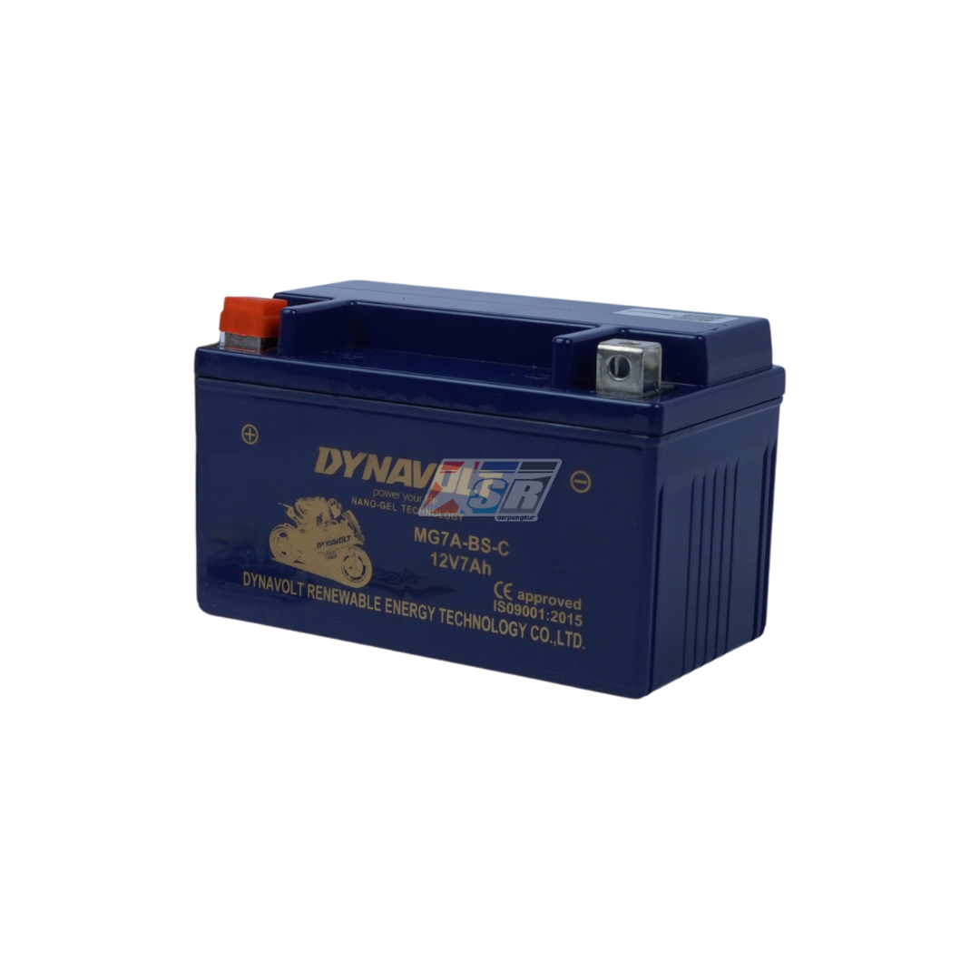 Aki Dynavolt Nano-Gel MG7A-BS-C - 7Ah Ninja FI, Forza 250, Minerva - Gambar 2