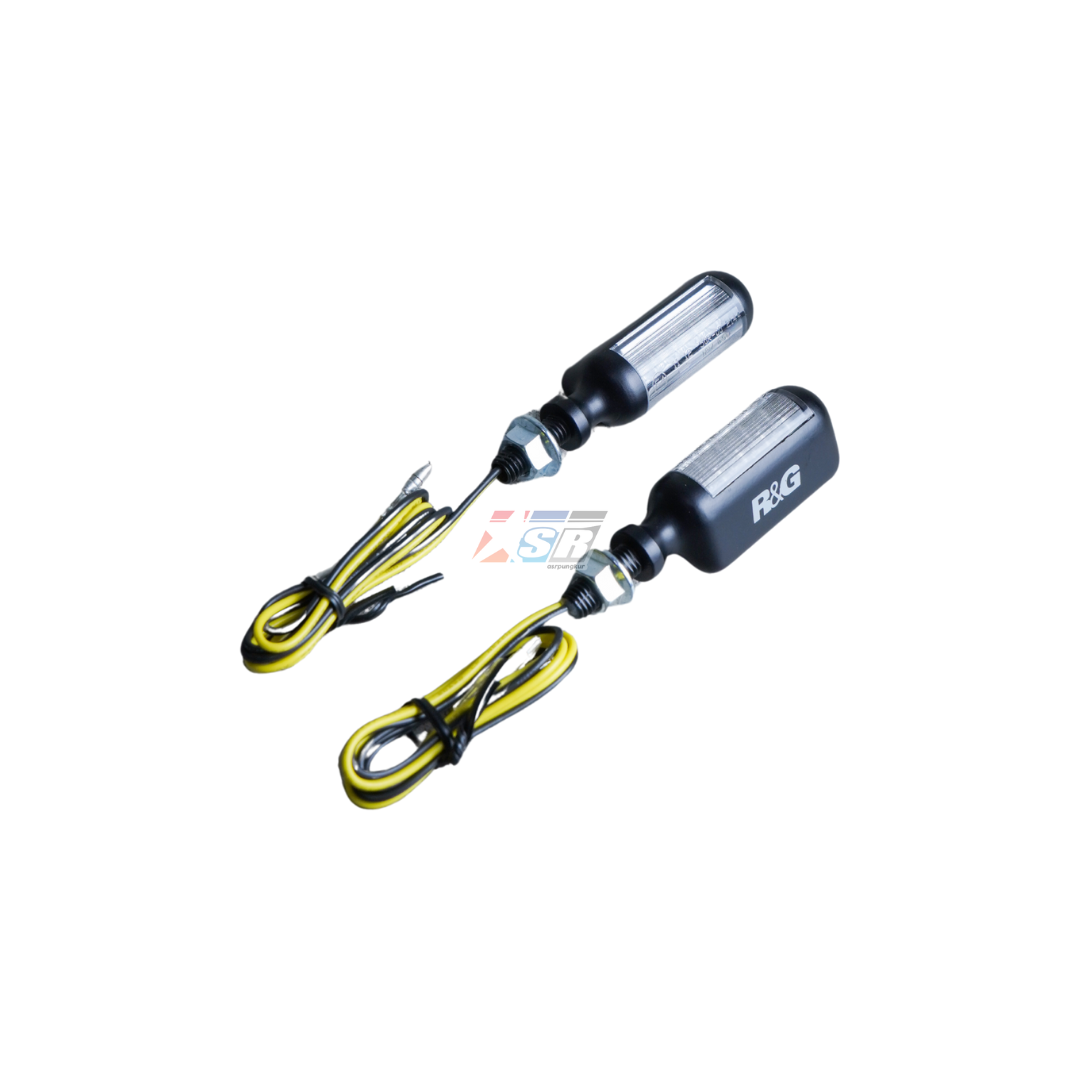 Sein LED Merk R&G Aero Indicator (Black) Universal Semua Motor - Gambar 4