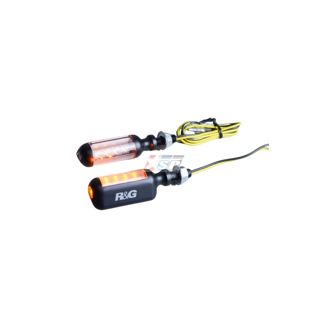 Sein LED Merk R&G Aero Indicator (Black) Universal Semua Motor - Gambar 3