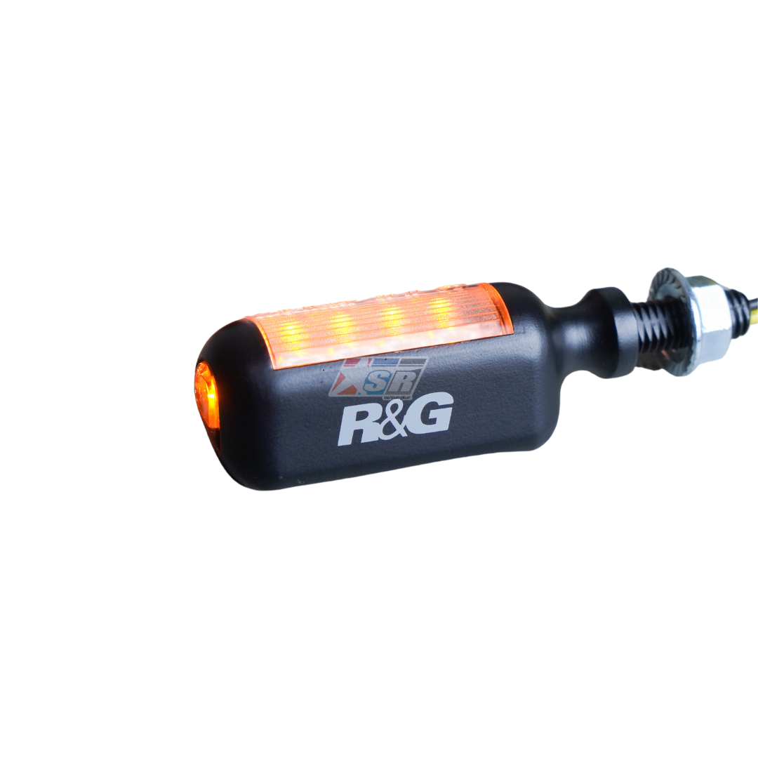 Sein LED Merk R&G Aero Indicator (Black) Universal Semua Motor